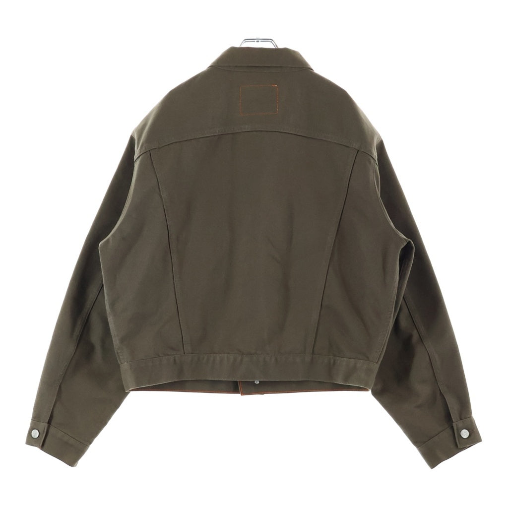 Calvin Klein(カルバンクライン) ヘロンプレストン デニム トラッカー ジャケット ブラウン 40201UB