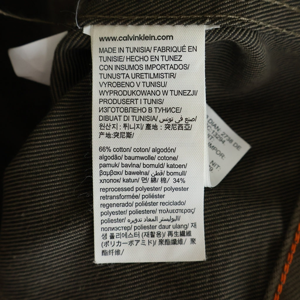 Calvin Klein(カルバンクライン) ヘロンプレストン デニム トラッカー ジャケット ブラウン 40201UB