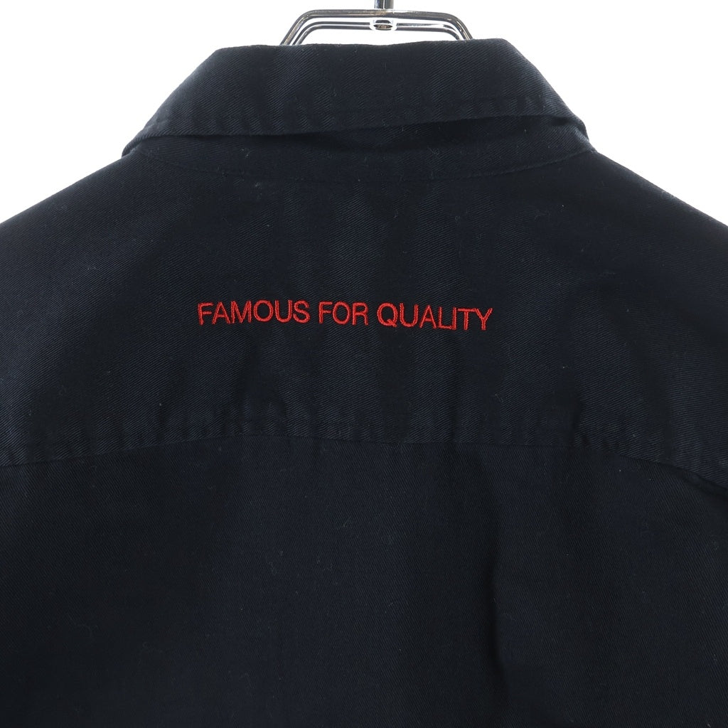 SUPREME(シュプリーム) 19AW High Powered Work Shirt ハイパワー ワークシャツ 長袖シャツ ブラック×ホワイト×レッド ポリエステル×コットン