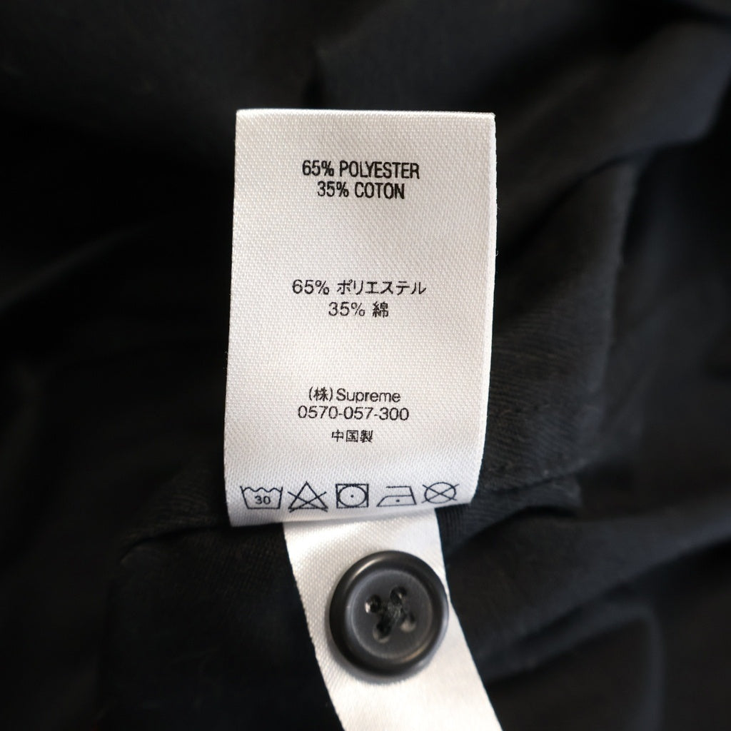 SUPREME(シュプリーム) 19AW High Powered Work Shirt ハイパワー ワークシャツ 長袖シャツ ブラック×ホワイト×レッド ポリエステル×コットン
