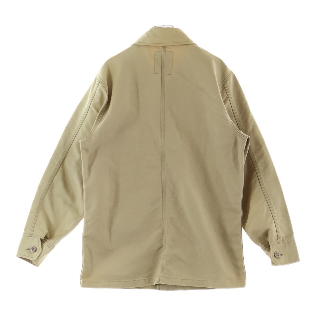 STUSSY(ステューシー) BUILT FOR THE LONG HAUL ビルト・フォー・ザ・ロング・ホール カバーオールジャケット コットン ベージュ