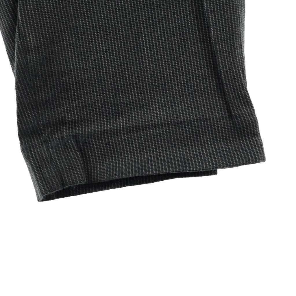 Yohji Yamamoto POUR HOMME(ヨウジヤマモト プールオム) 11SS ストライプパンツ スラックス グレー ラミー HO-P37-302
