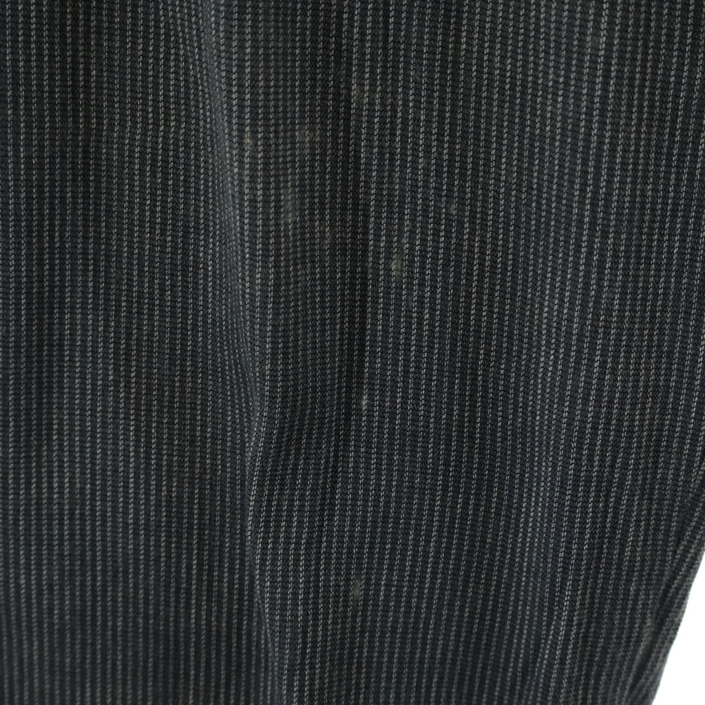 Yohji Yamamoto POUR HOMME(ヨウジヤマモト プールオム) 11SS ストライプパンツ スラックス グレー ラミー HO-P37-302