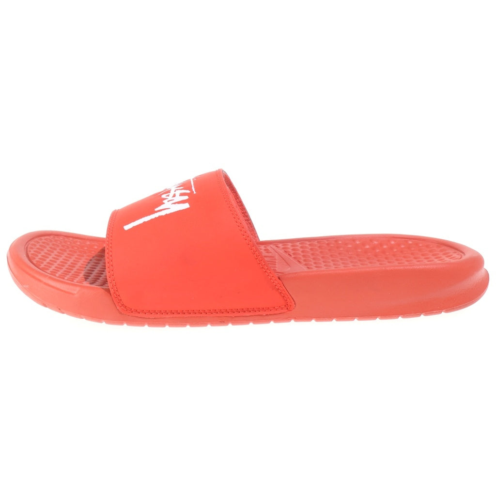 NIKE(ナイキ) ×STUSSY BENASSI SLIDE ステューシー ベナッシ スライドサンダル レッド US8/26cm CW2787-600