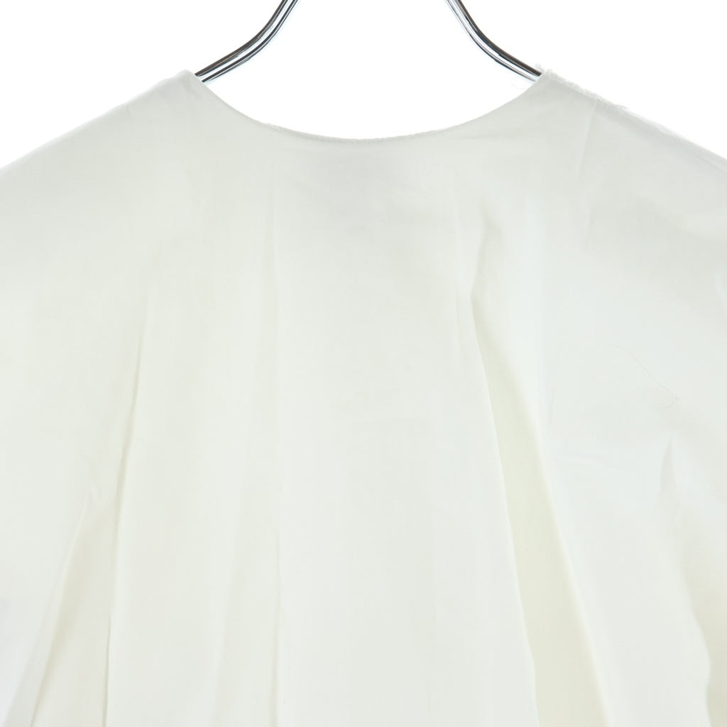 NO BRAND(ノーブランド) Giambattista Valli(ジャンバティスタ・ヴァリ) レースデザイン レイヤードケープブラウス ドッキング イタリア製 ホワイト RVCL115740P0 レディース