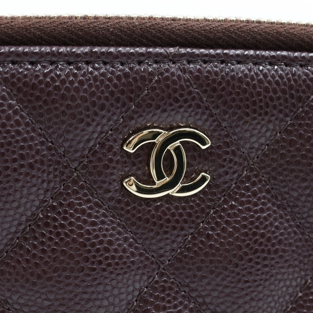 CHANEL(シャネル) ココマーク マトラッセ タイムレスクラシック キャビアスキン ゴールド金具 チェーンショルダーバッグ ボルドー AP4016 レディース