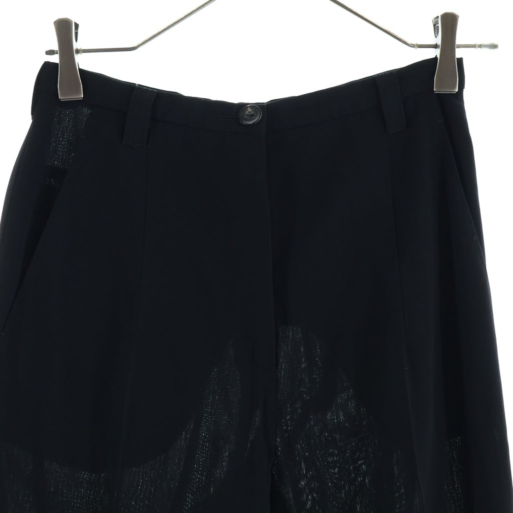 JIL SANDER(ジルサンダー) セットアップ ウール 2B チェスター コート ロングジャケット スラックスパンツ ブラック レディース