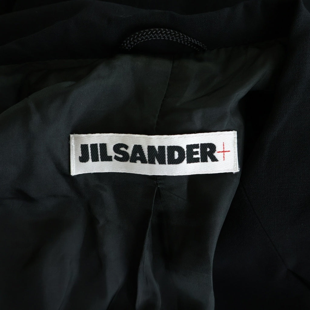 JIL SANDER(ジルサンダー) セットアップ ウール 2B チェスター コート ロングジャケット スラックスパンツ ブラック レディース