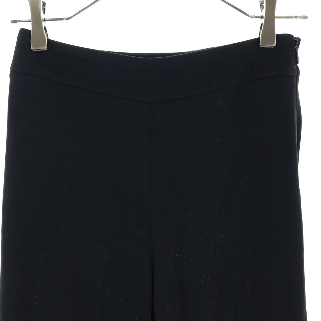 DOLCE & GABBANA(ドルチェアンドガッバーナ) セットアップスーツ ビスコース ダブルブレスト ジャケット ノータック パンツ ブラック レディース B845/6711