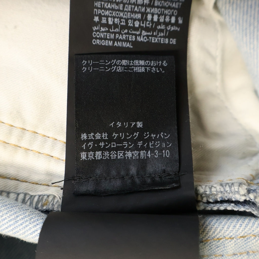 SAINT LAURENT PARIS(サンローランパリ) SAINT LAURENT PARIS サンローランパリ デニムパンツ ブルー 648437 レディース