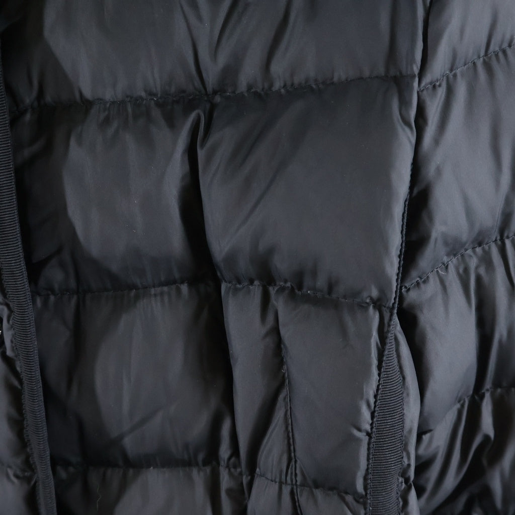 MONCLER(モンクレール) MONCLER モンクレール HERMIFUR GUBBOTTO エルミファー ジュボット ファーダウンジャケット ナイロン ブラック レディース