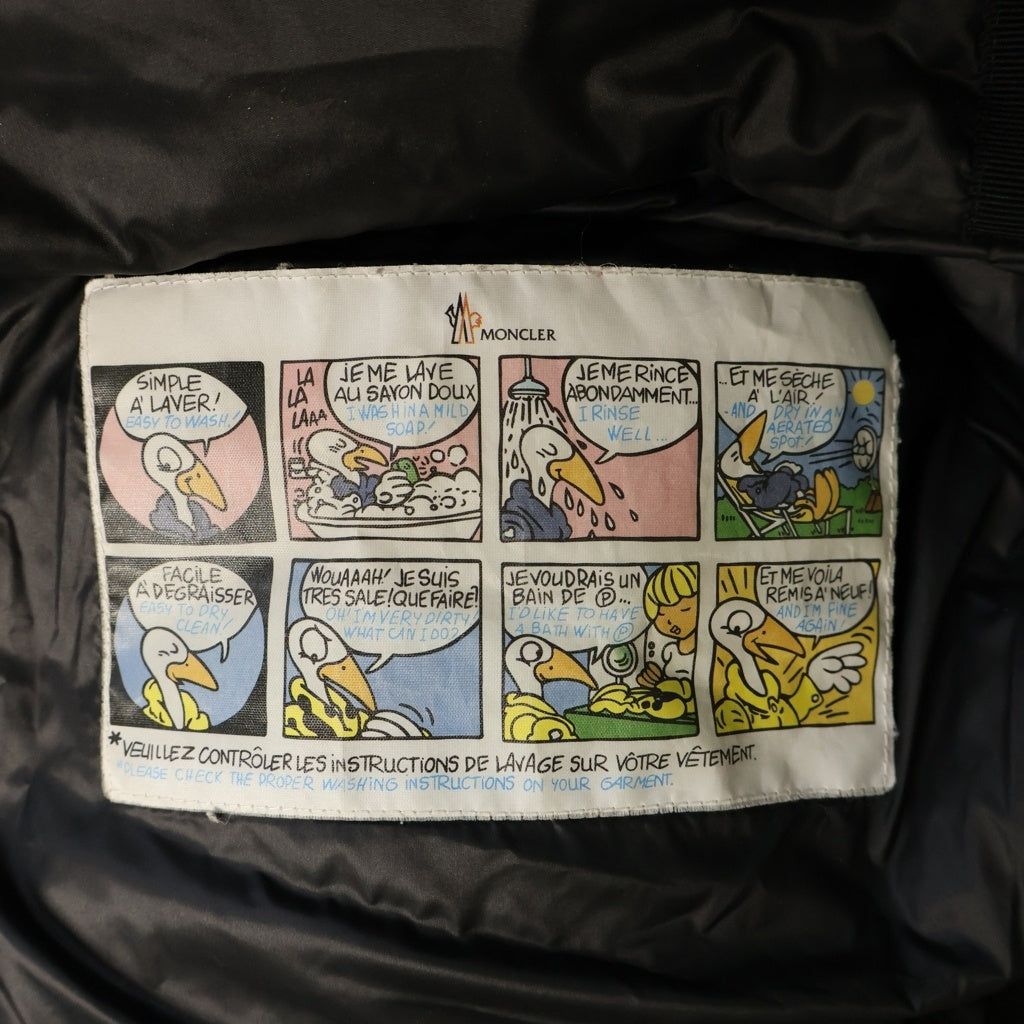 MONCLER(モンクレール) MONCLER モンクレール HERMIFUR GUBBOTTO エルミファー ジュボット ファーダウンジャケット ナイロン ブラック レディース
