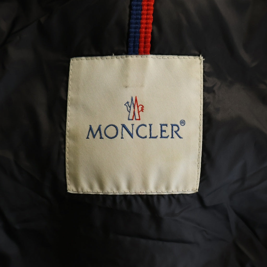 MONCLER(モンクレール) MONCLER モンクレール HERMIFUR GUBBOTTO エルミファー ジュボット ファーダウンジャケット ナイロン ブラック レディース