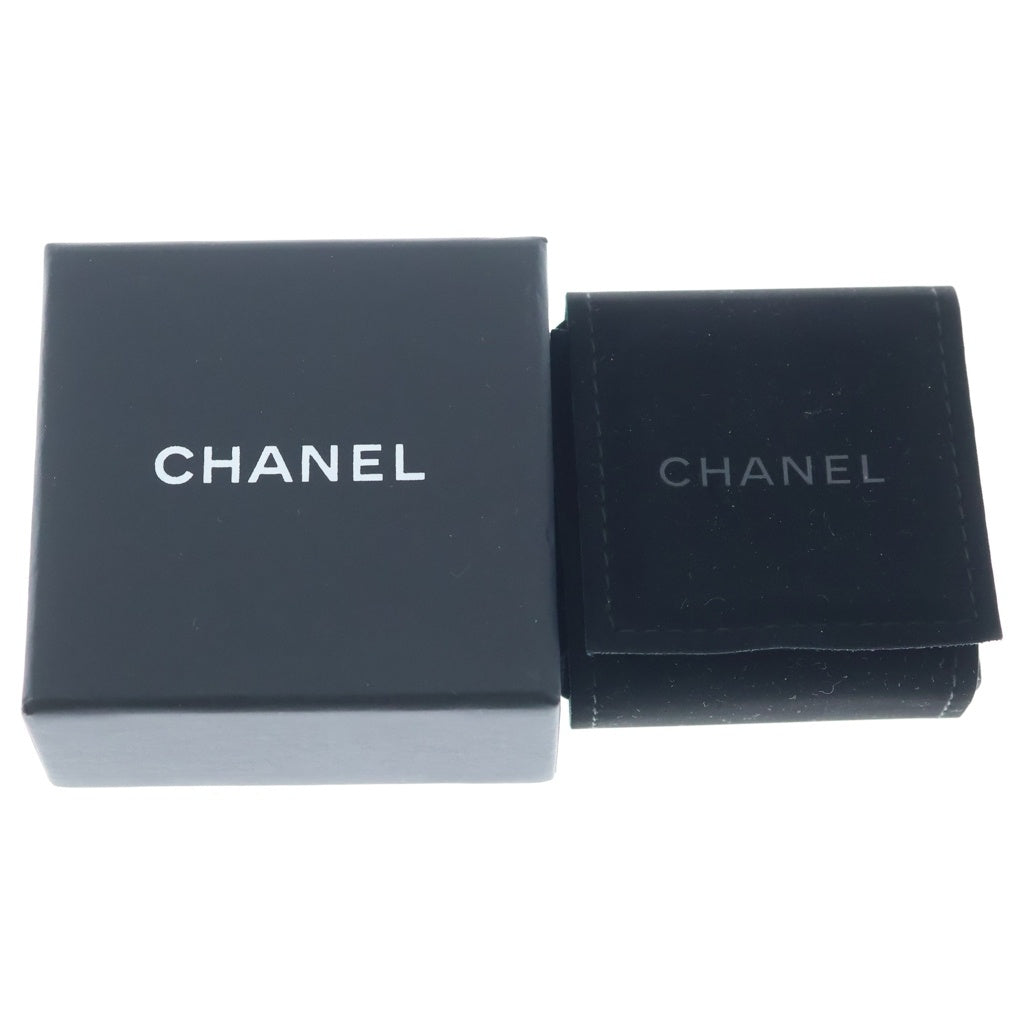 CHANEL(シャネル) ココマークラインストーン パール ピアス ホワイト×シルバー レディース