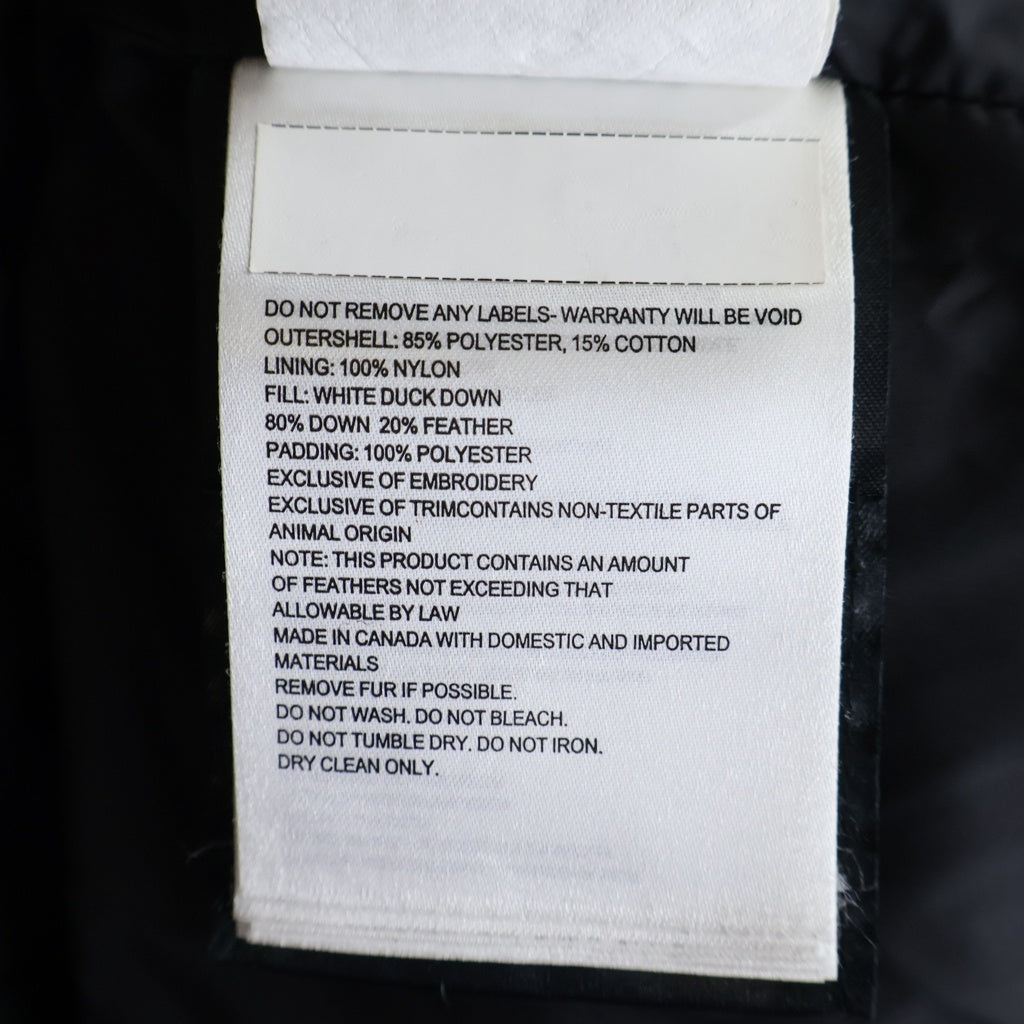 CANADA GOOSE(カナダグース) MACKENZIE PARKA マッケンジー パーカ ダウンコート フード ファー ブラック 2302JL レディース