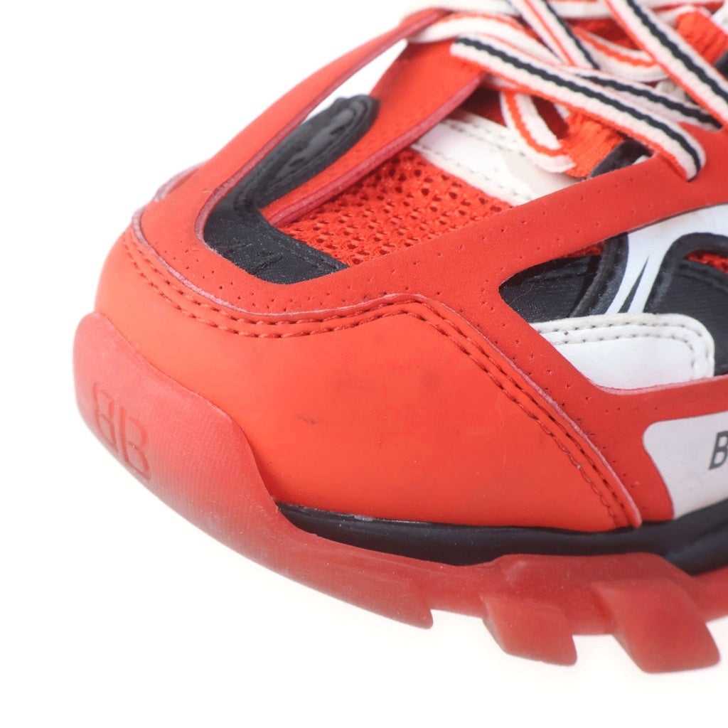 BALENCIAGA(バレンシアガ) TRACK CLEAR SOLE トラック クリアソール ローカットシューズ スニーカー レッド 647742