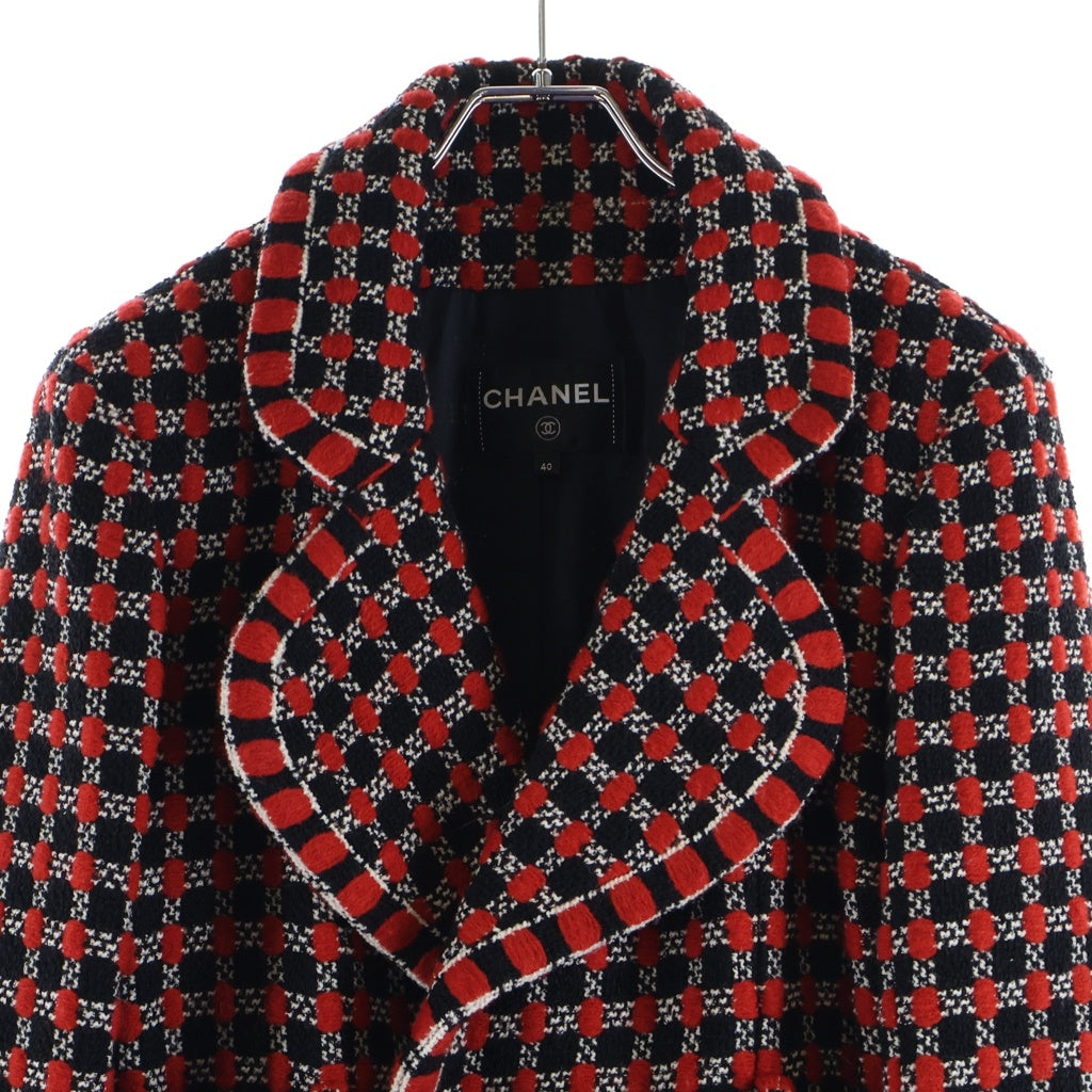 CHANEL(シャネル) ツイードココマークベルト ガウンコート レッド P57210V43336 レディース
