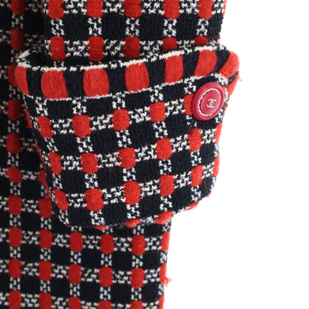 CHANEL(シャネル) ツイードココマークベルト ガウンコート レッド P57210V43336 レディース
