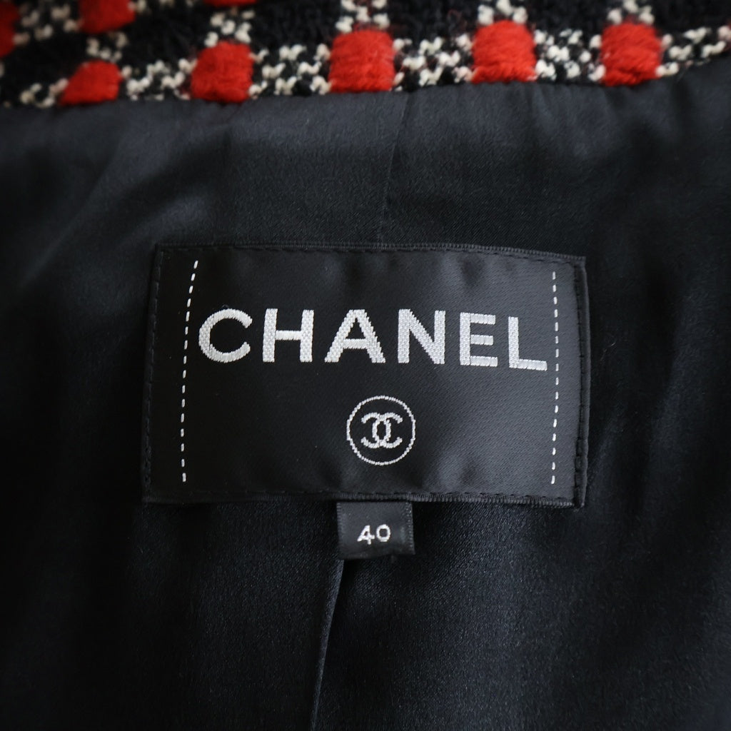 CHANEL(シャネル) ツイードココマークベルト ガウンコート レッド P57210V43336 レディース