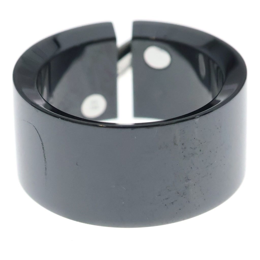 CHAUMET(ショーメ) リアン リング ブラックセラミック ホワイトゴールド 750WG #50 レディース