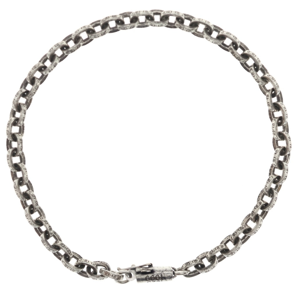 CHROME HEARTS(クロムハーツ) PAPER CHAIN ペーパーチェーン ブレスレット シルバー 8inch