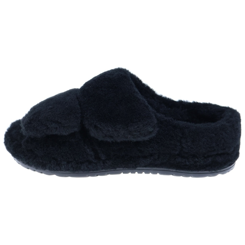 UGG(アグ) M FLUFF THAT フラッフザット サンダル ブラック シープスキン 1124111 レディース