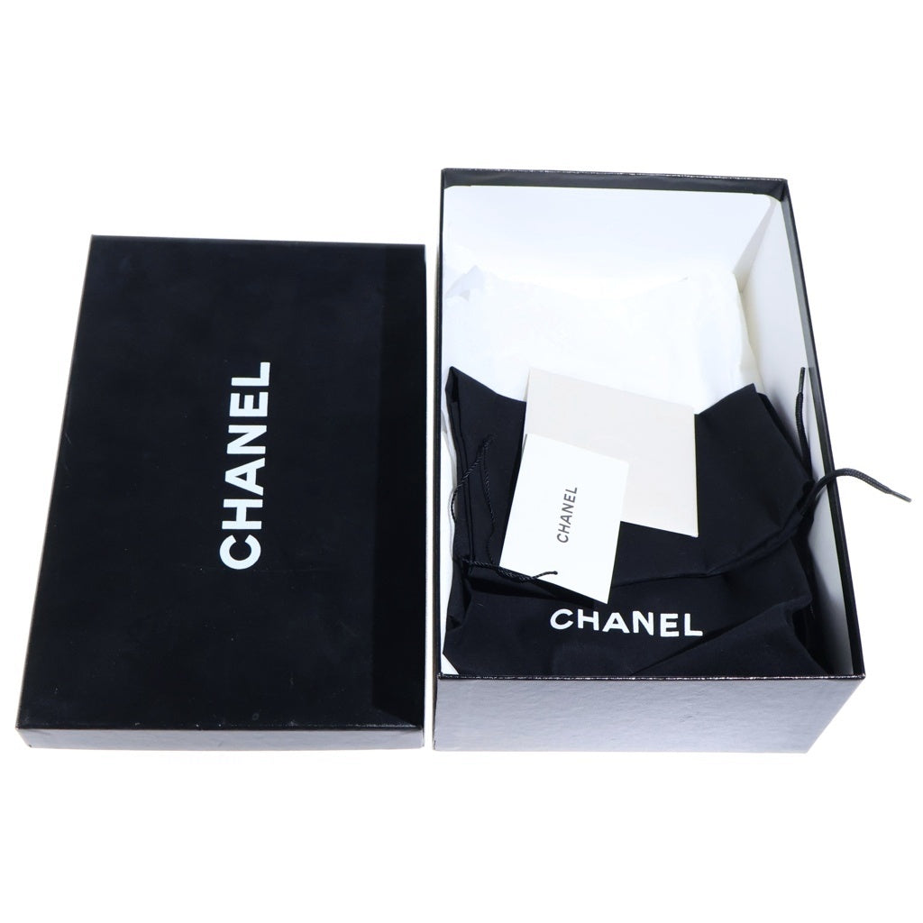 CHANEL(シャネル) カメリア ココマーク ラバー フラット サンダル シューズ ブラック レディース