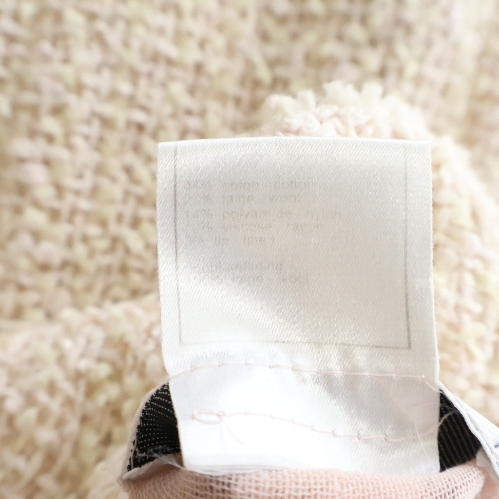 CHANEL(シャネル) 99P ココマークボタン ファンシーツイード ジャケット ピンク レディース P12743W02489