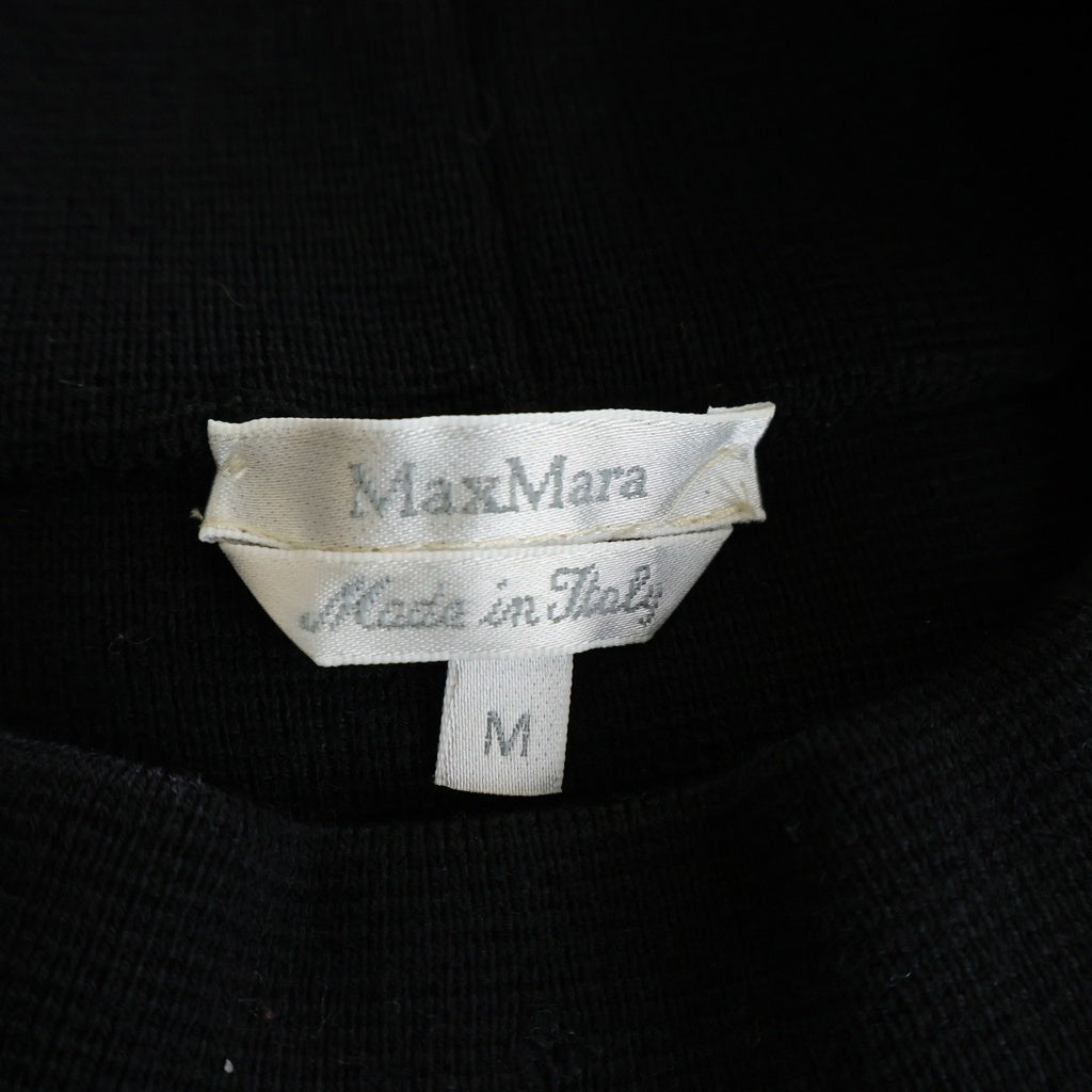 Max Mara(マックスマーラ) ノースリーブニットロングワンピース ブラック レディース