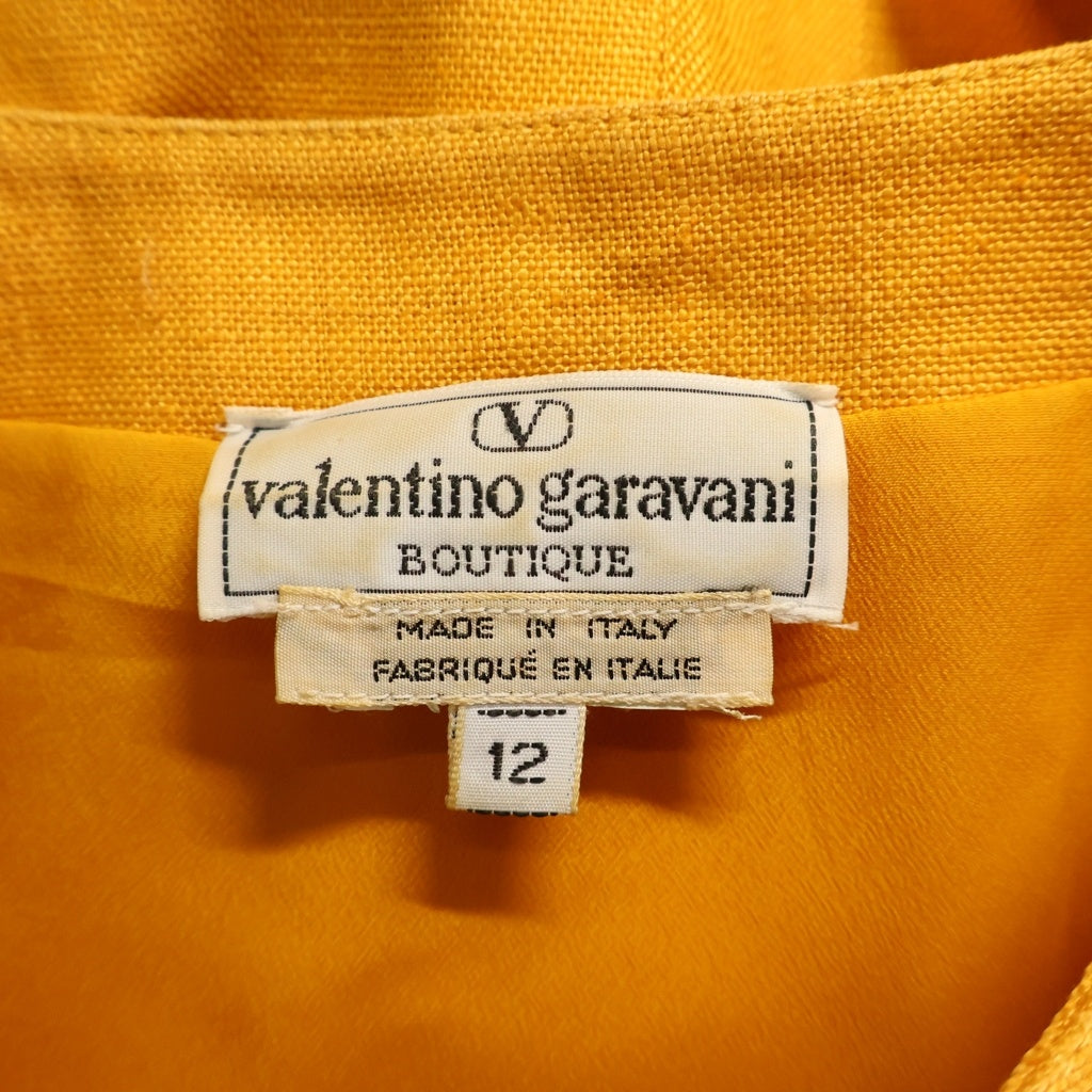 VALENTINO(ヴァレンティノ) セットアップ ノーカラージャケット ミディアムスカート #12 オレンジ レディース