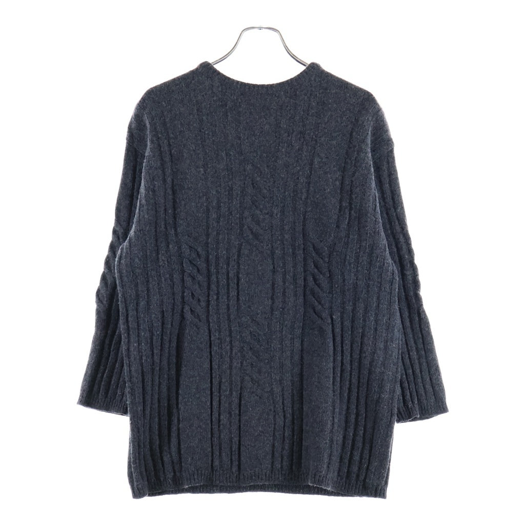 FENDI(フェンディ) クルーネックニット トップス 無地 グレー レディース