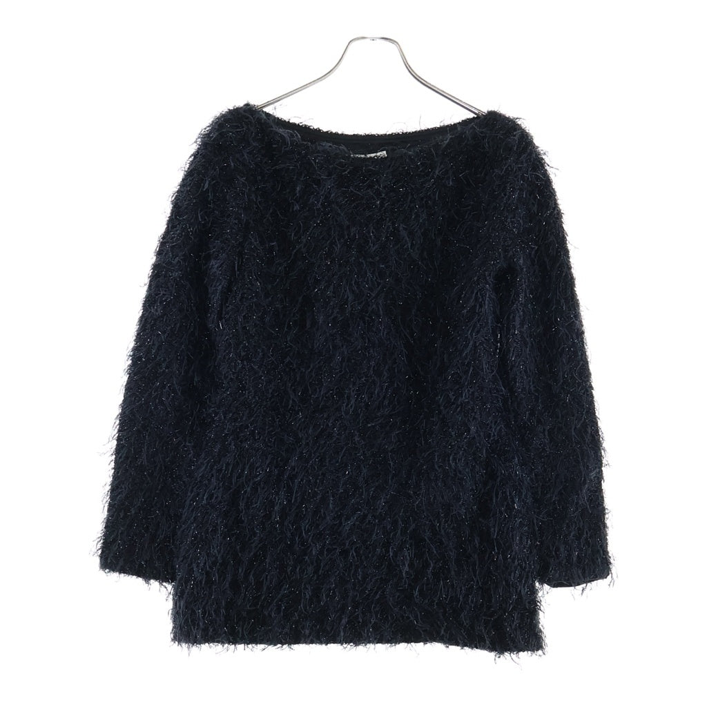 CELINE(セリーヌ) シャギーニットプルオーバー トップス ブラック #42 レディース