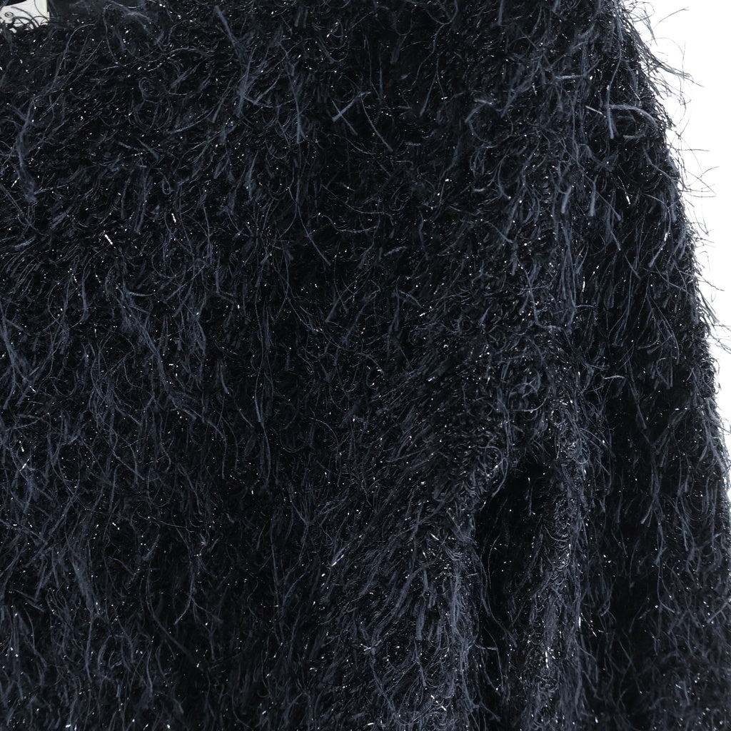 CELINE(セリーヌ) シャギーニットプルオーバー トップス ブラック #42 レディース