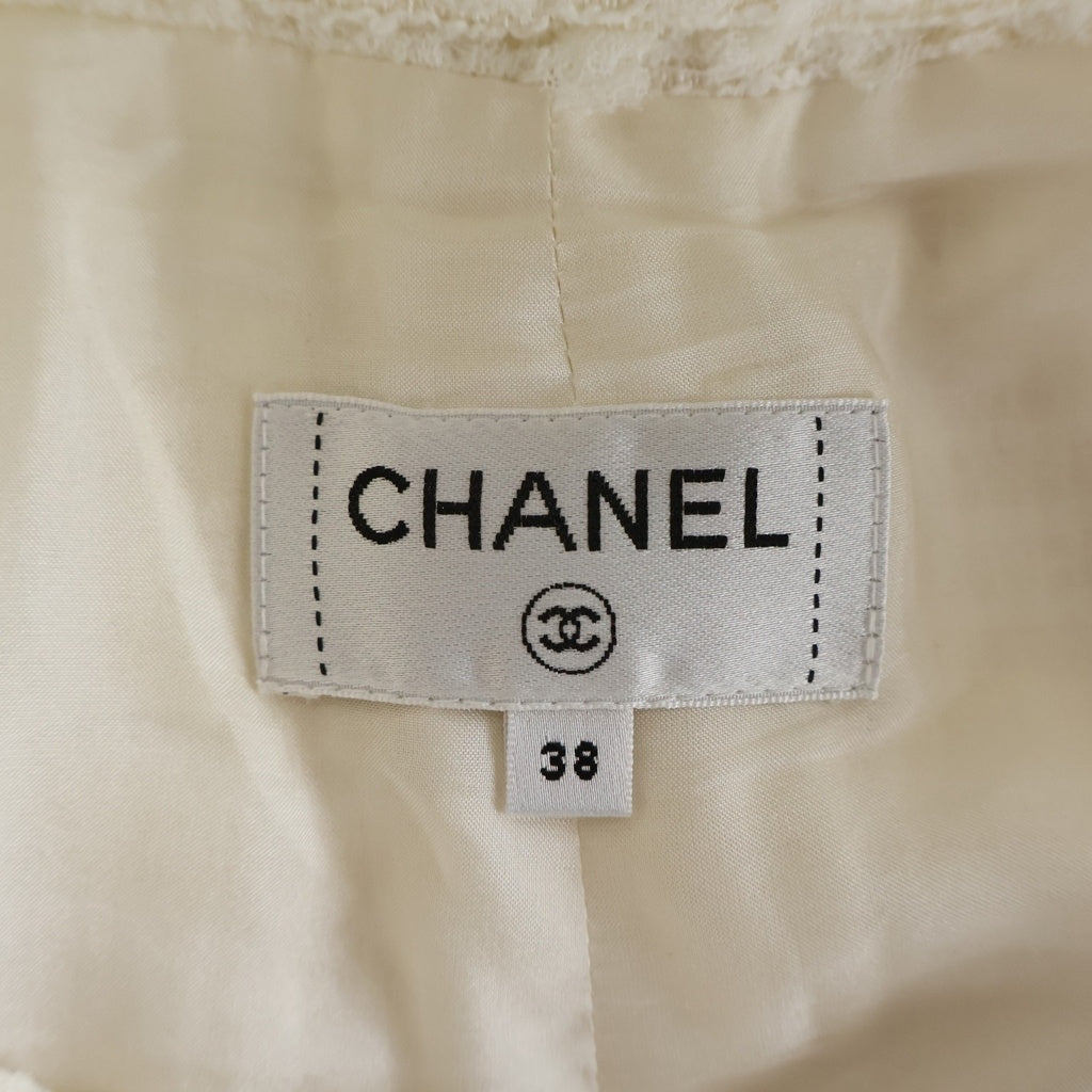 CHANEL(シャネル) ツイードワイドパンツ アイボリー P56017V29319 レディース