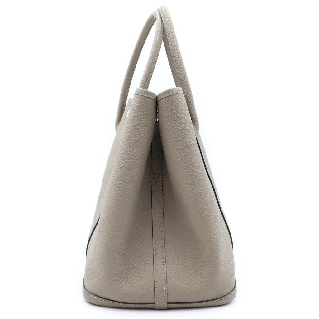 HERMES(エルメス) ガーデンパーティPM ネゴンダ エトゥープ シルバー金具 グレージュ C刻印 レディース