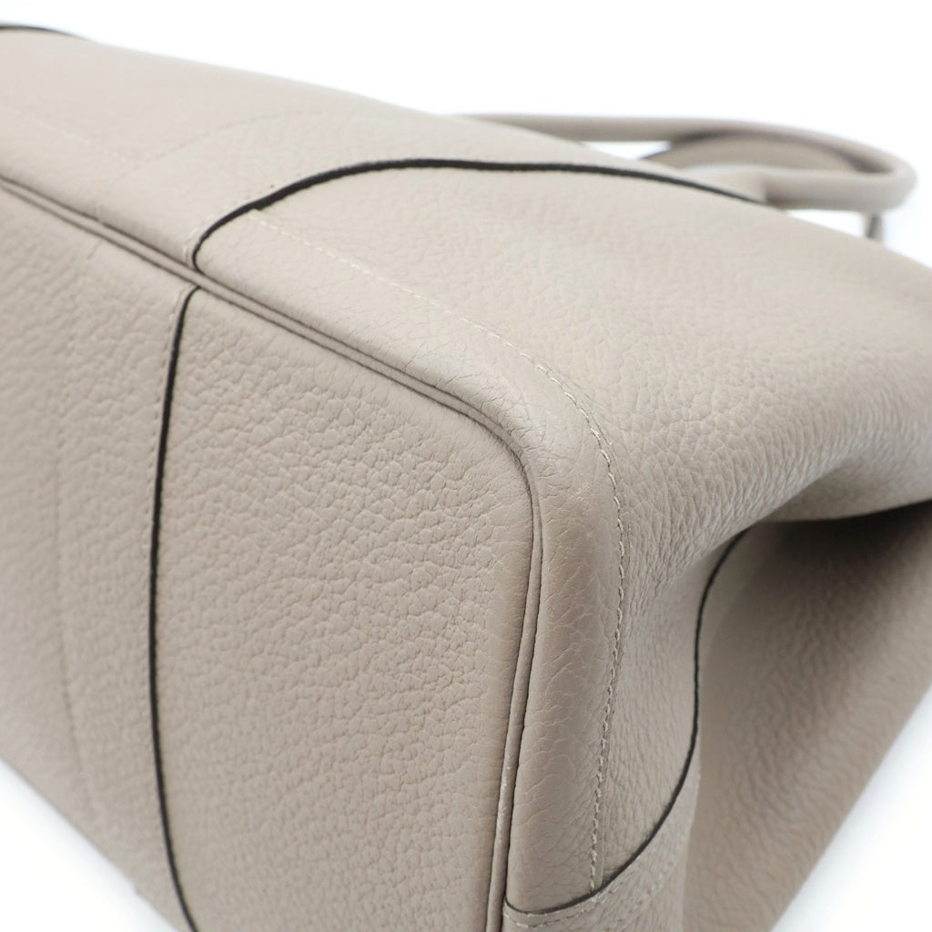 HERMES(エルメス) ガーデンパーティPM ネゴンダ エトゥープ シルバー金具 グレージュ C刻印 レディース