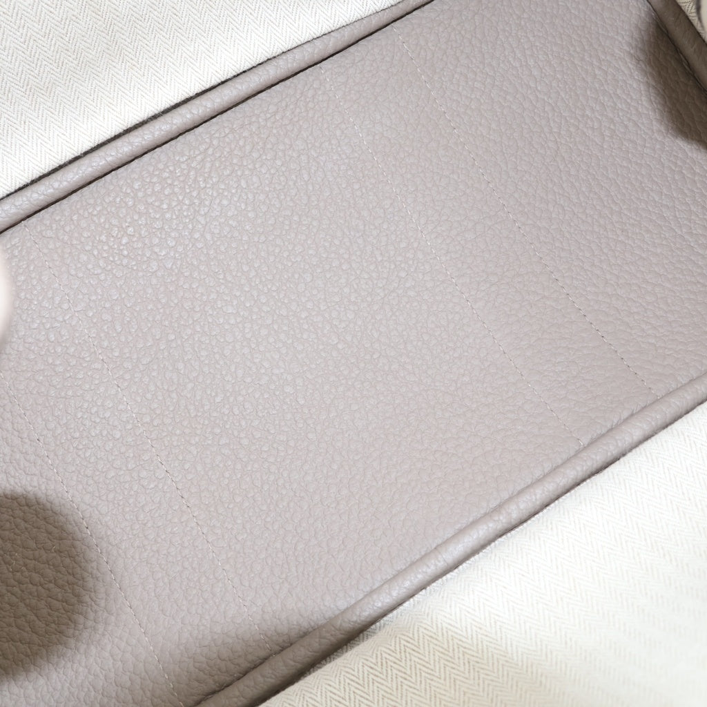 HERMES(エルメス) ガーデンパーティPM ネゴンダ エトゥープ シルバー金具 グレージュ C刻印 レディース