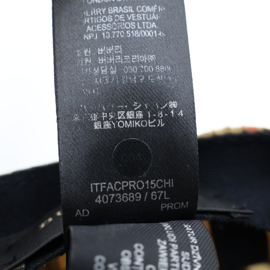 BURBERRY(バーバリー) ノバチェック キャップ ベージュ