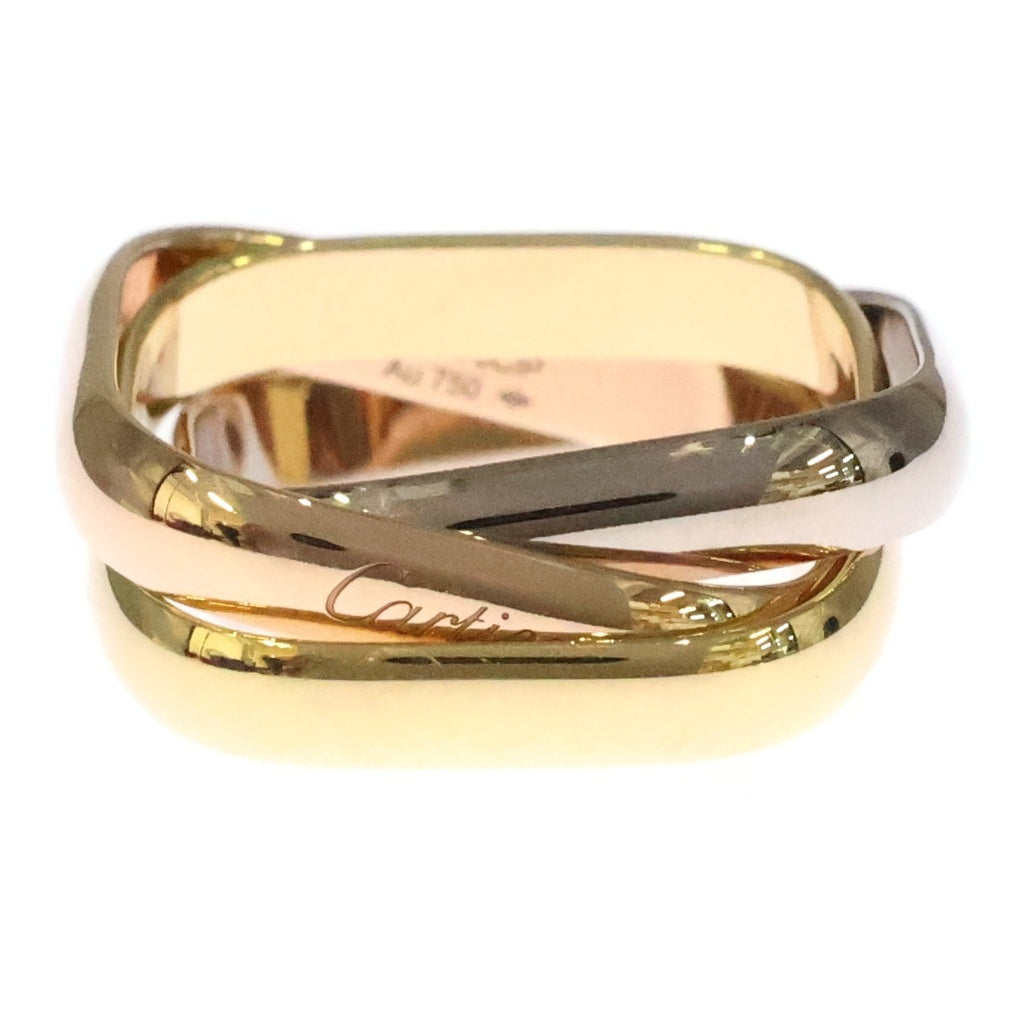 Cartier(カルティエ) トリニティ クッション リング Au750 イエロー/ピンク/ホワイトゴールド レディース