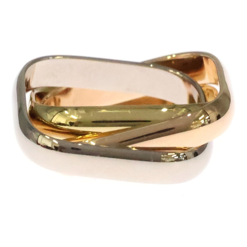 Cartier(カルティエ) トリニティ クッション リング Au750 イエロー/ピンク/ホワイトゴールド レディース