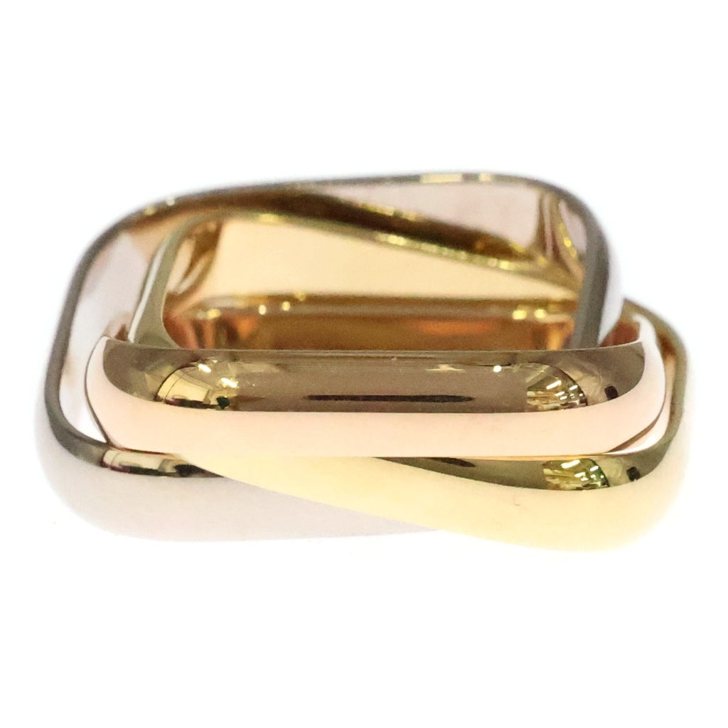 Cartier(カルティエ) トリニティ クッション リング Au750 イエロー/ピンク/ホワイトゴールド