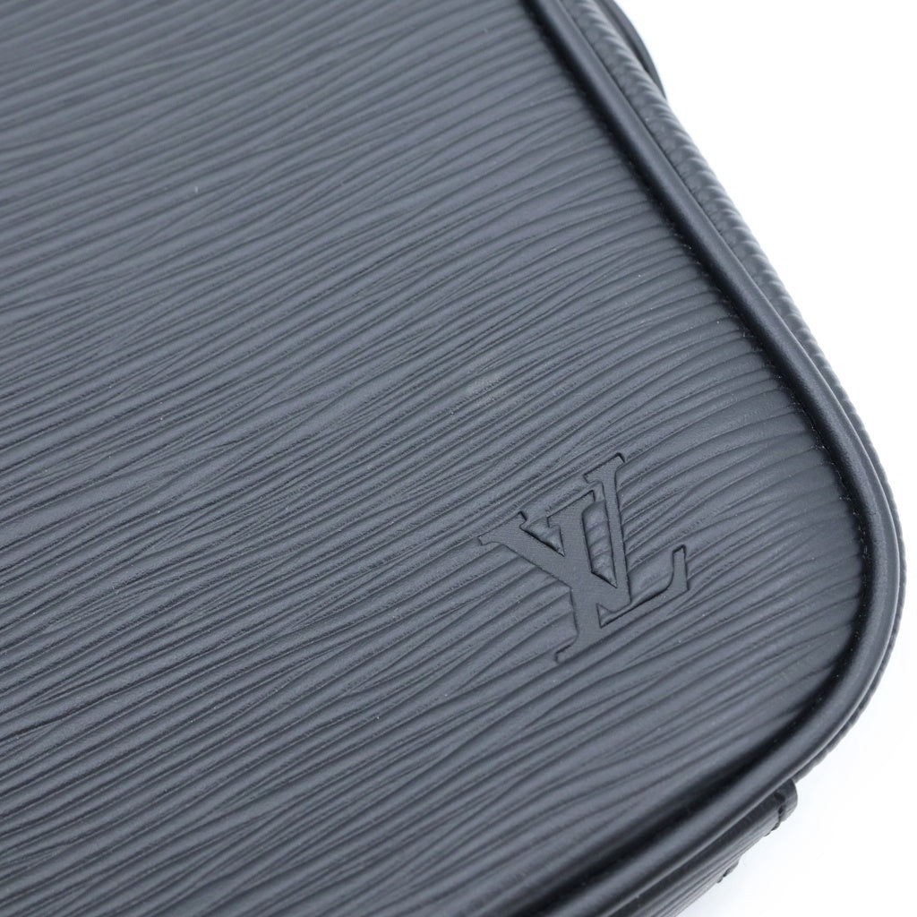 LOUIS VUITTON(ルイヴィトン) エピ ダヌーブPM ショルダーバッグ ミニバッグ ブラック ノワール レザー M51694 シルバー金具