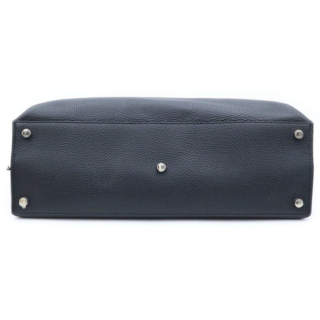 FENDI(フェンディ) ピーカブー エッセンシャリー アイコニック 2WAYハンドバッグ ショルダーバッグ ブラック レザー 7VA476 シルバー金具
