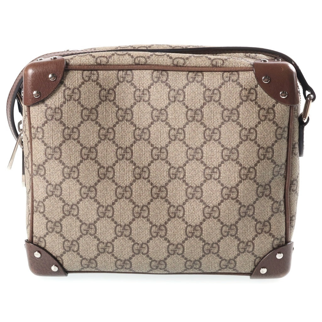 GUCCI(グッチ) GGスプリーム PVC レザー ショルダーバッグ ベージュ 626363 レディース