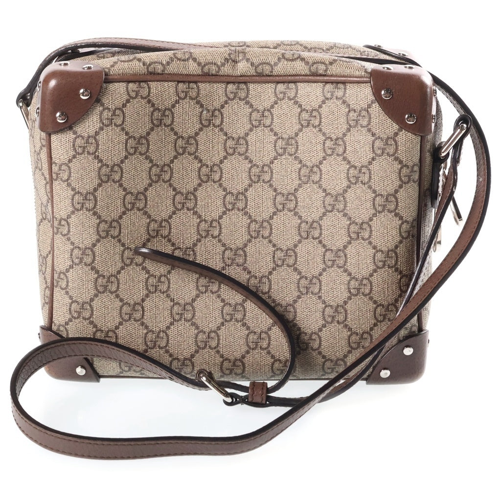 GUCCI(グッチ) GGスプリーム PVC レザー ショルダーバッグ ベージュ 626363 レディース