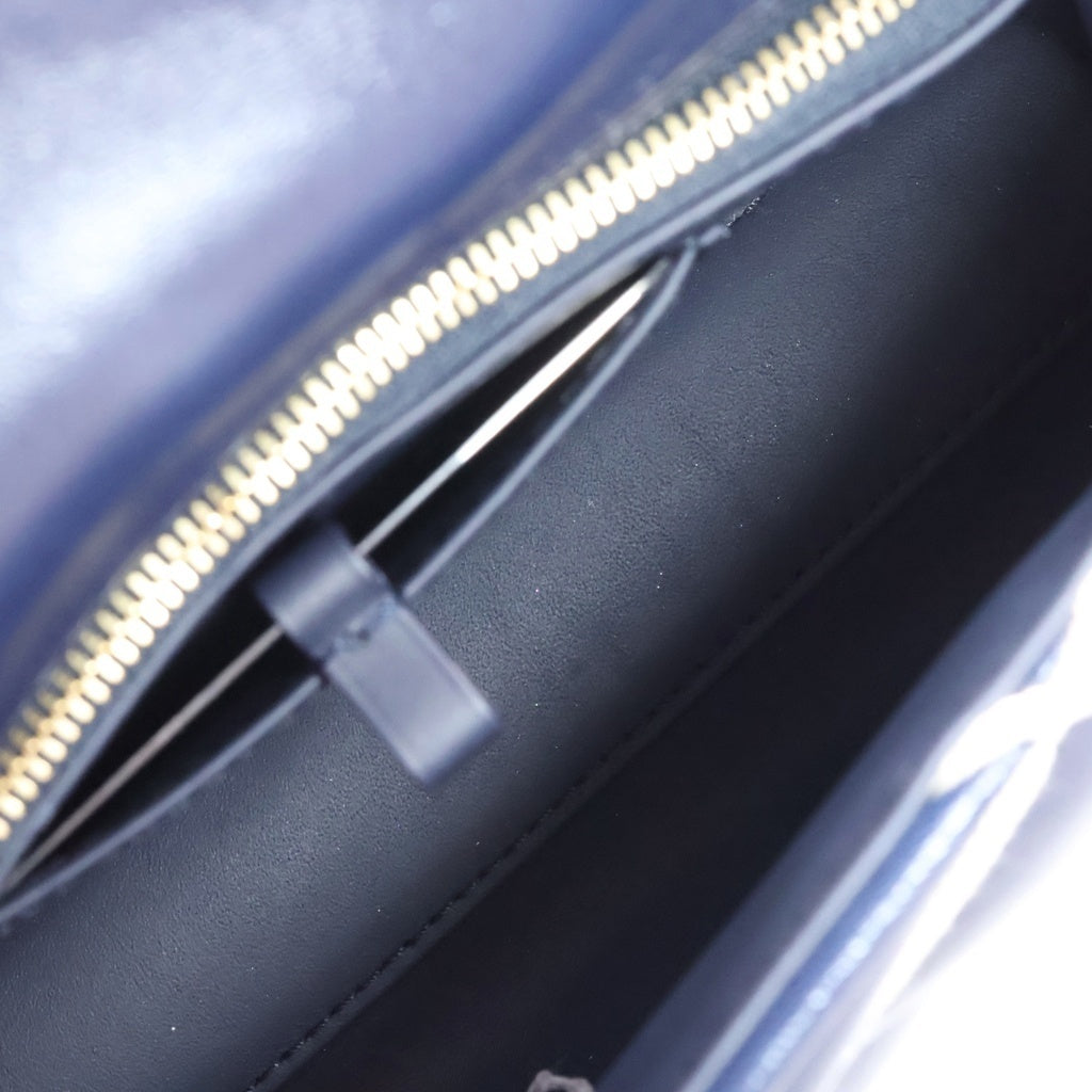 LOUIS VUITTON(ルイヴィトン) GO-14MM マルタージュ 2WAYハンドバッグ ショルダーバッグ ネイビー レザー M24939 ゴールド金具 レディース