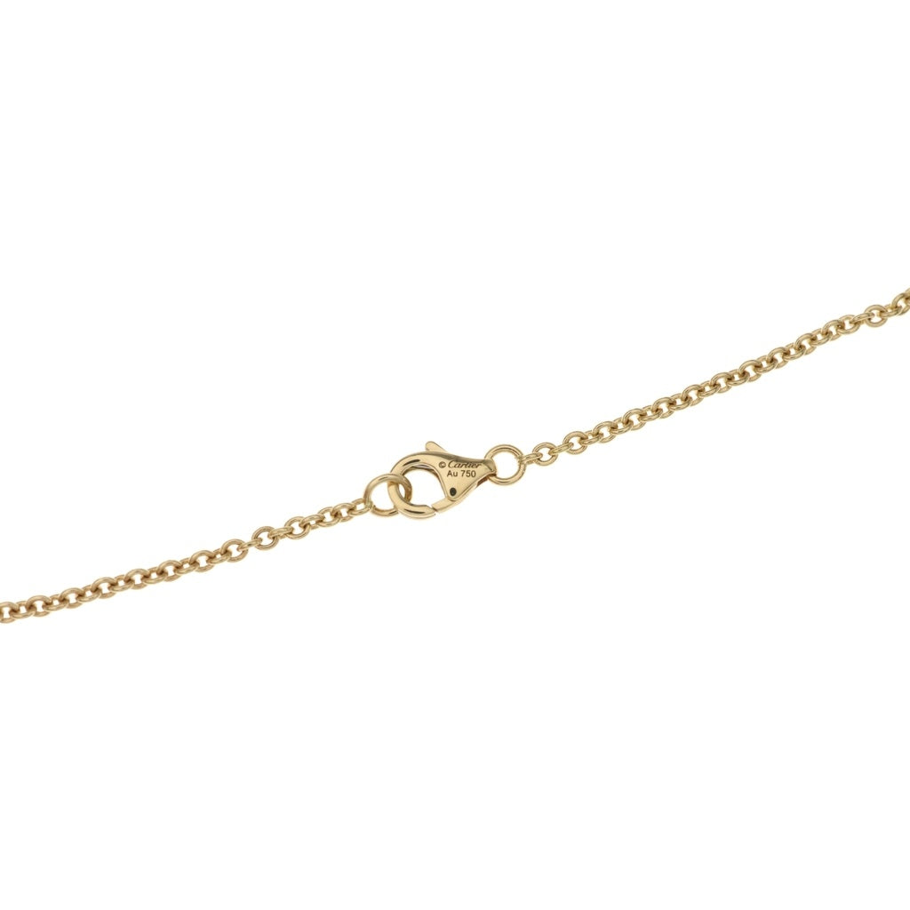 Cartier(カルティエ) ベビーラブ リング ネックレス ペンダント チェーン イエローゴールド 750YG レディース