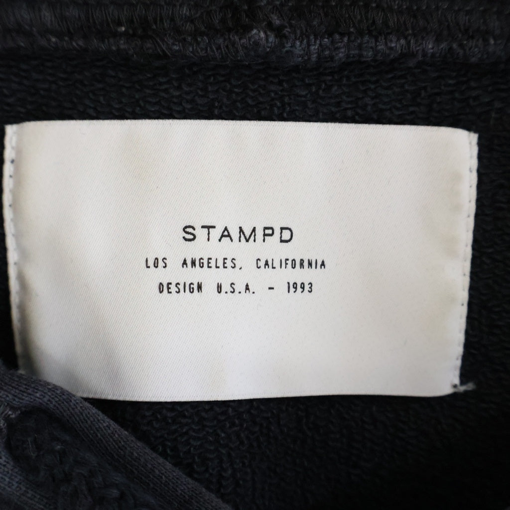 STAMPD(スタンプド) プルオーバーパーカー フーディー グレー コットン レディース