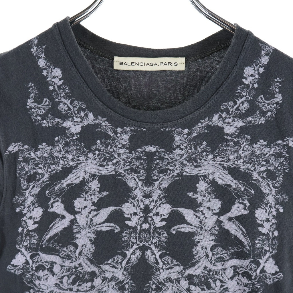 BALENCIAGA(バレンシアガ) コットン タンクトップ ノースリーブ シャツ #36 グレー レディース