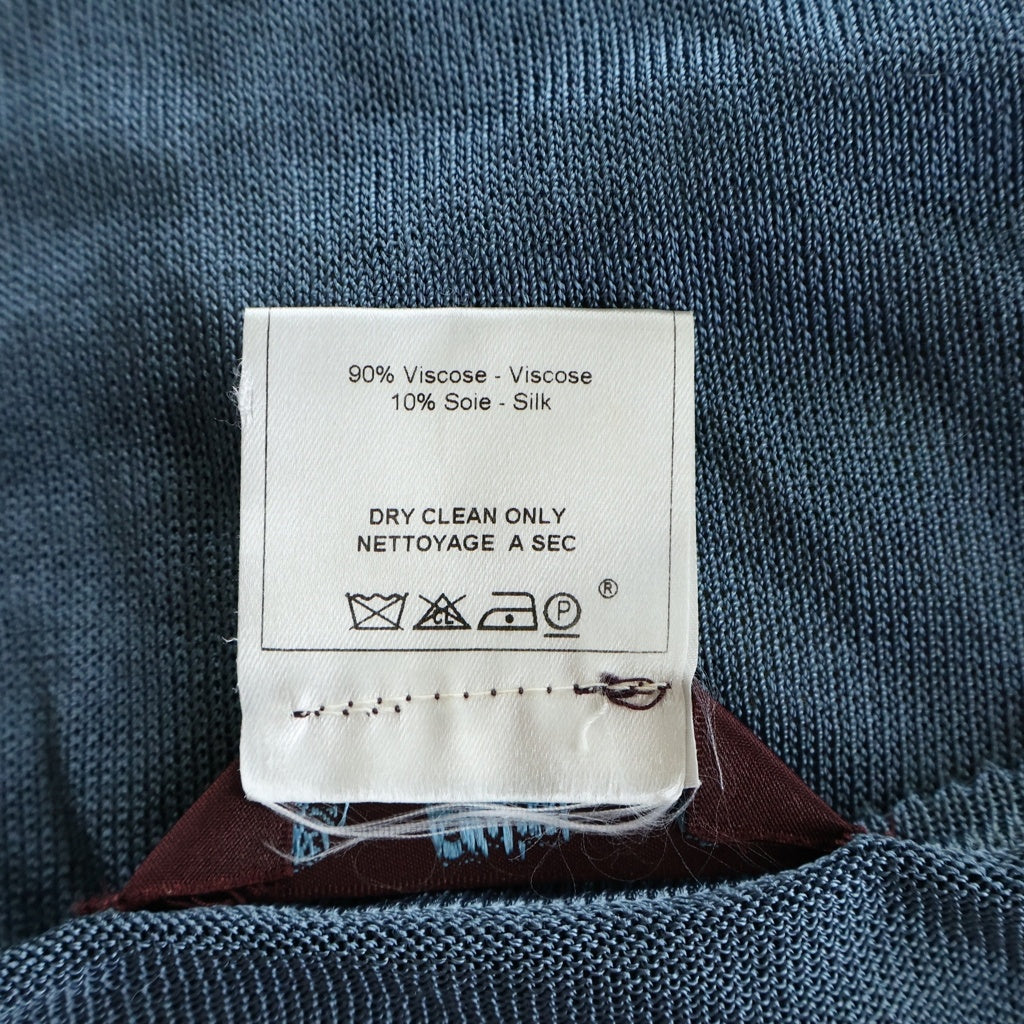 John Galliano(ジョン ガリアーノ) パッチワーク ニット Tシャツ ビスコース マルチカラー レディース